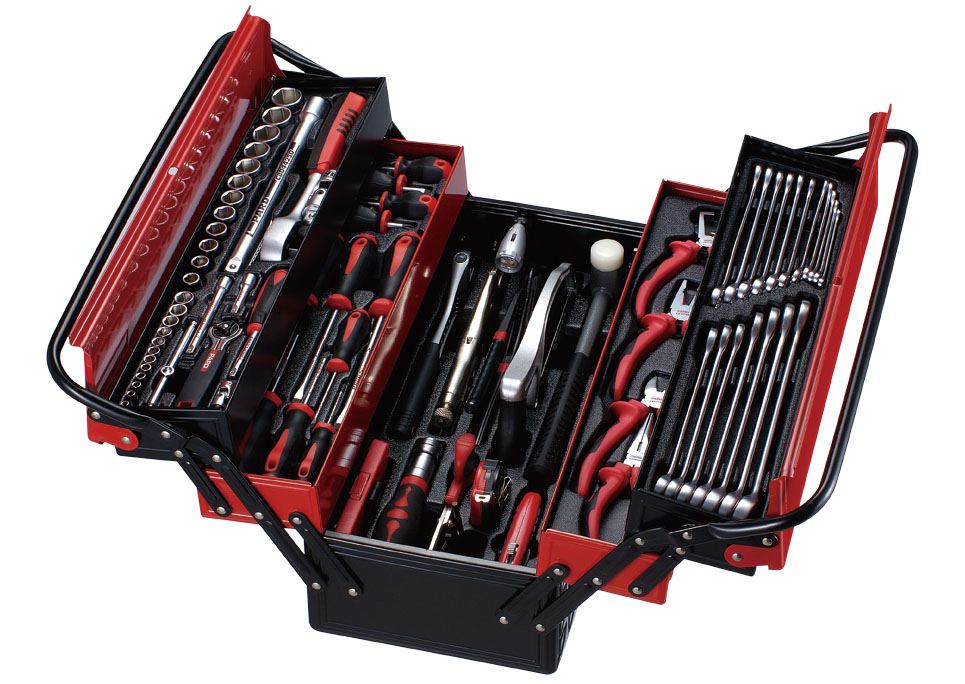 Coffret outils en alu 114 pcs - qualité professionnelle - Champion